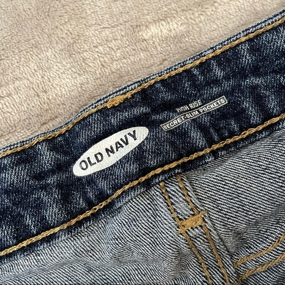 Old Navy Hi-Rise Super Slim Pockets Women’s Size 0 Jean Shorts Casual Denim - Picture 5 of 5